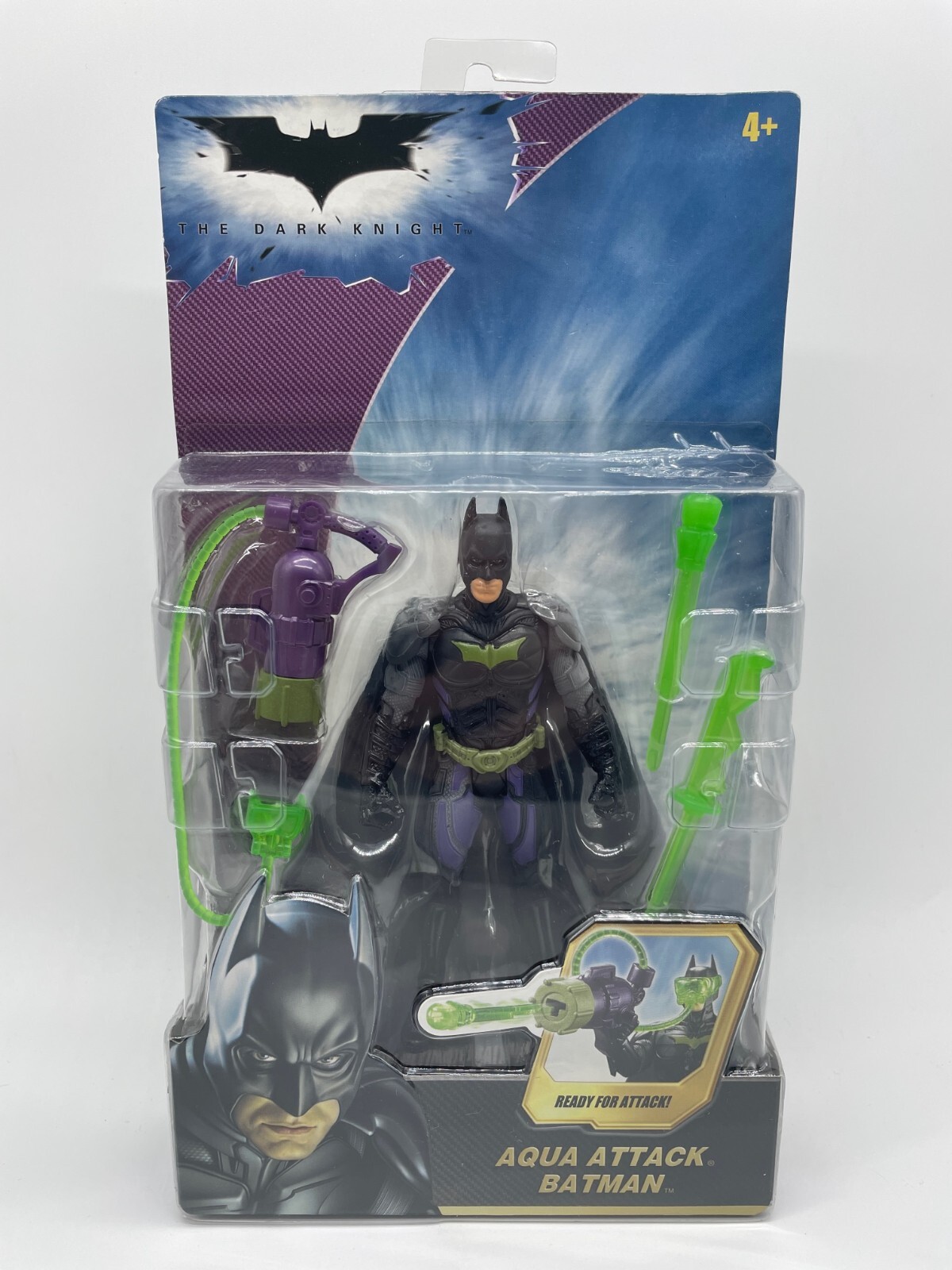 Batman Dark Knight Aqua Attack Batman Action Figure, Mattel DC Comics New 2008