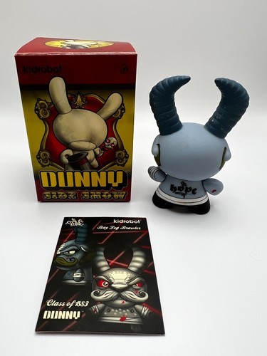 Kidrobot Dunny Sideshow 2013 - 3" - Blue Brawler (1/40) - Imagen 2 de 2