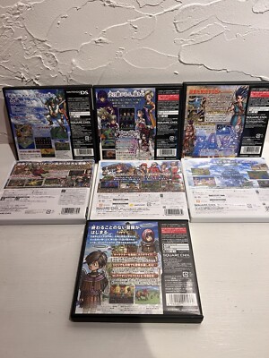 Nintendo DS Dragon Quest 4 5 6 9 & 3DS 7 8 11 7Games Set