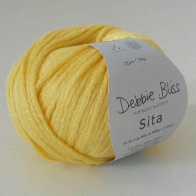 Debbie Bliss SITA Silk Mako Cotton Wool/Yarn 50g - 67004 Buttermilk