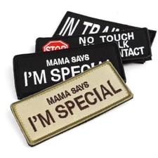 Patches For Dog Harness Collar Vest Tags Sticker Label Tactical Patch