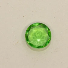 Vintage Czech SS60 LARGE Crystal Rhinestones PERIDOT Full Package 24 ROUND