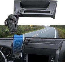 Upgraded Phone Holder for 2011-2017 Jeep Wrangler JK JKU Dash Storage Box Tray