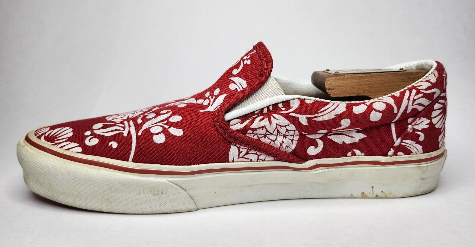 Vans Duke Kahanamoku Surfer Slip-on Red Shoes Siz… - image 3