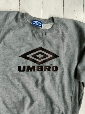 トップス 90's UMBRO PRO TRAINING Sweat GRAY Vintage 90s Grey Umbro Pro Training Sweatshirt - X-Large