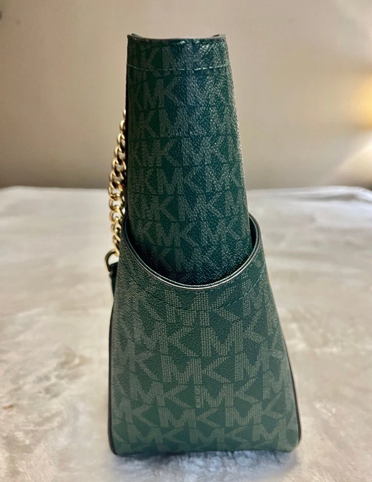 Bolso de hombro Michael Kors Jet Set grande con logotipo MK Foto 3 de 4