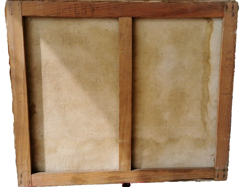 Huile sur toile - signée Lutèce Pierrepont " - 45 x 55cm - XIXem - Photo 4/5