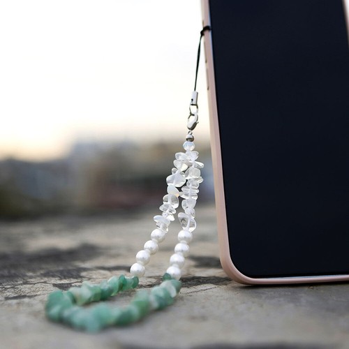 2 Pcs Kristall -Edelstein -Schlüsselkette Telefon-Charm-Kristall - Zdjęcie 10 z 12