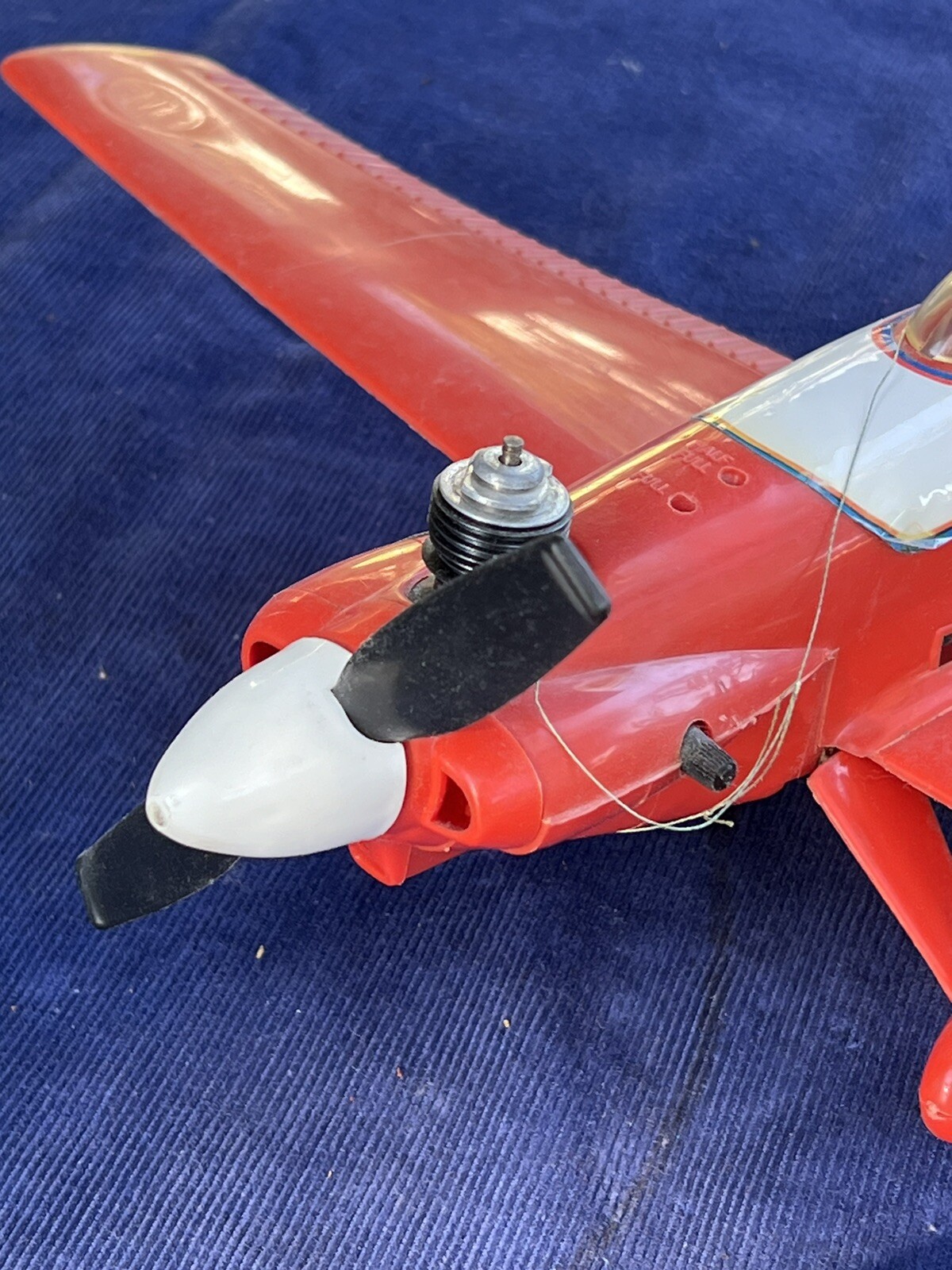 Cosmic Wind Vintage Testors Control Line Model Airplane .049 Engine Cox