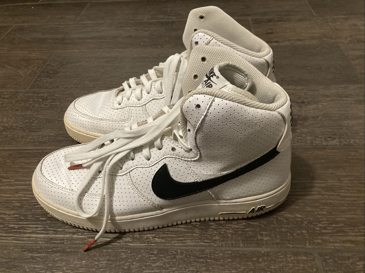 nike air force 1 high perf white black