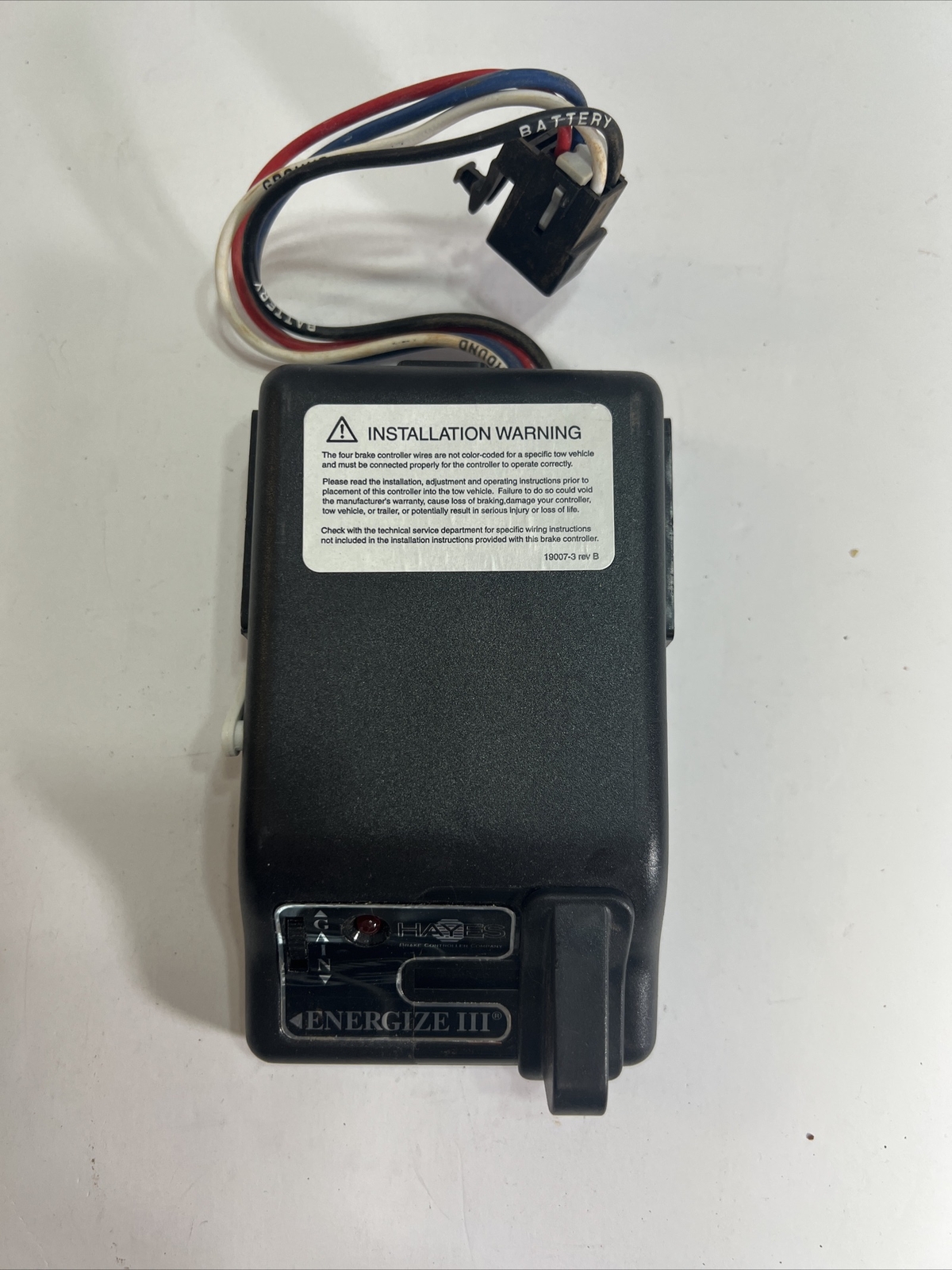 Hayes 81741B Energize III Electronic Brake Controller FMBI Sales For