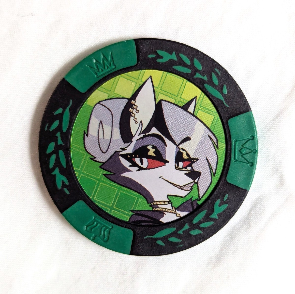 Official Helluva Boss Loona Poker Chip Las Vegas LVL UP Expo