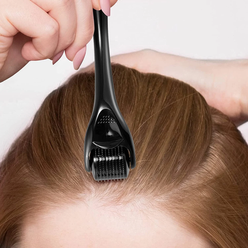 3 Paquetes Derma Roller 540 Rodillo de Microneedle para Rostro Cuerpo Barba Crecimiento del Cabello, Teta - Imagen 3 de 6