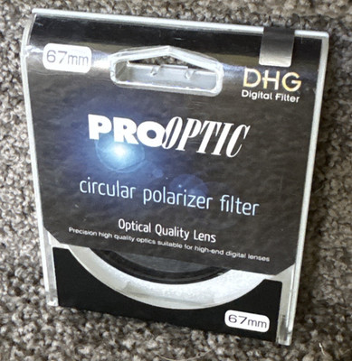 PRO OPTIC 67mm DHG Circular Polarizer Filter - Precision High Quality - Digital