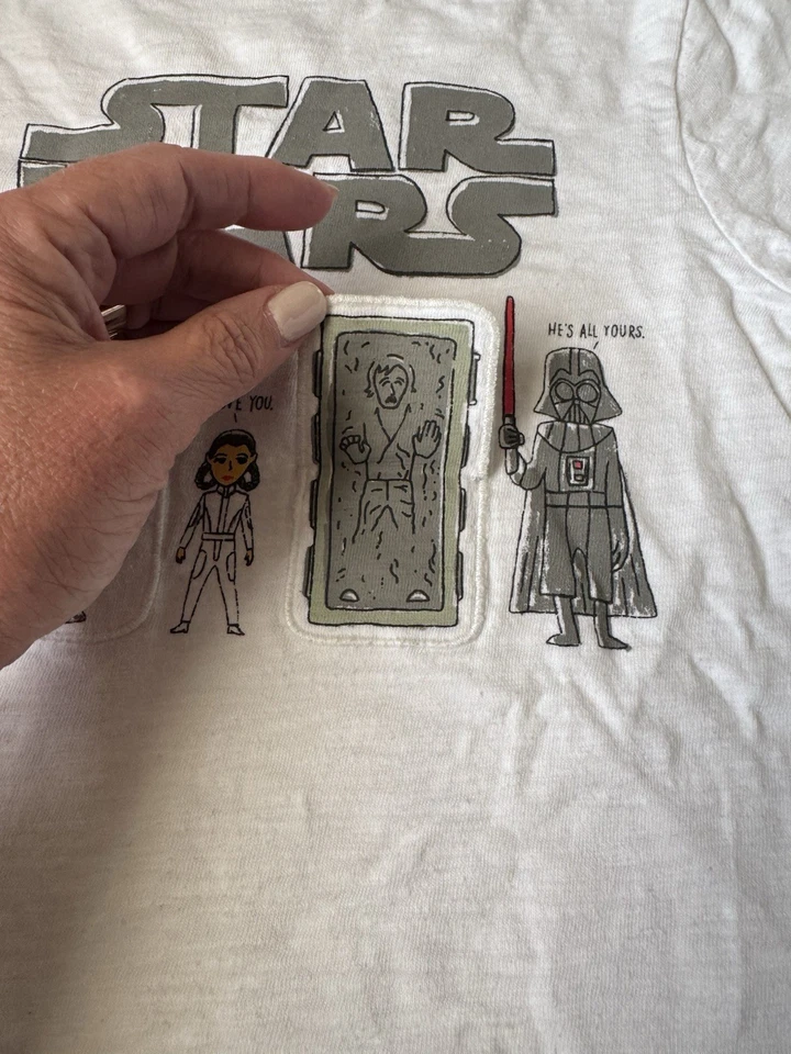 Camiseta GAP Kids Star Wars Gráfica 40 Aniversario Manga Corta Top Talla 5 Camiseta Foto 4 de 4