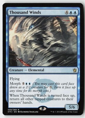 Thousand Winds #58 (NM) Khans of Tarkir KTK Magic MTG