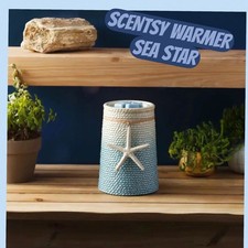 Scentsy Sea Star Wax Warmer Full Size Nautical Sand Dollar Starfish BEACH NEW