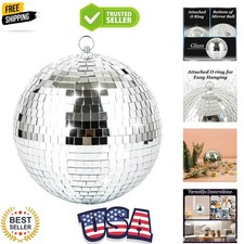 6" Disco Ball Decor Hanging Mirror Ball for Big Party Decorations Wedding Home