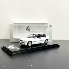 1:64 3 Series E46 4th Gen 50th Anniversary White Diecast Model Car