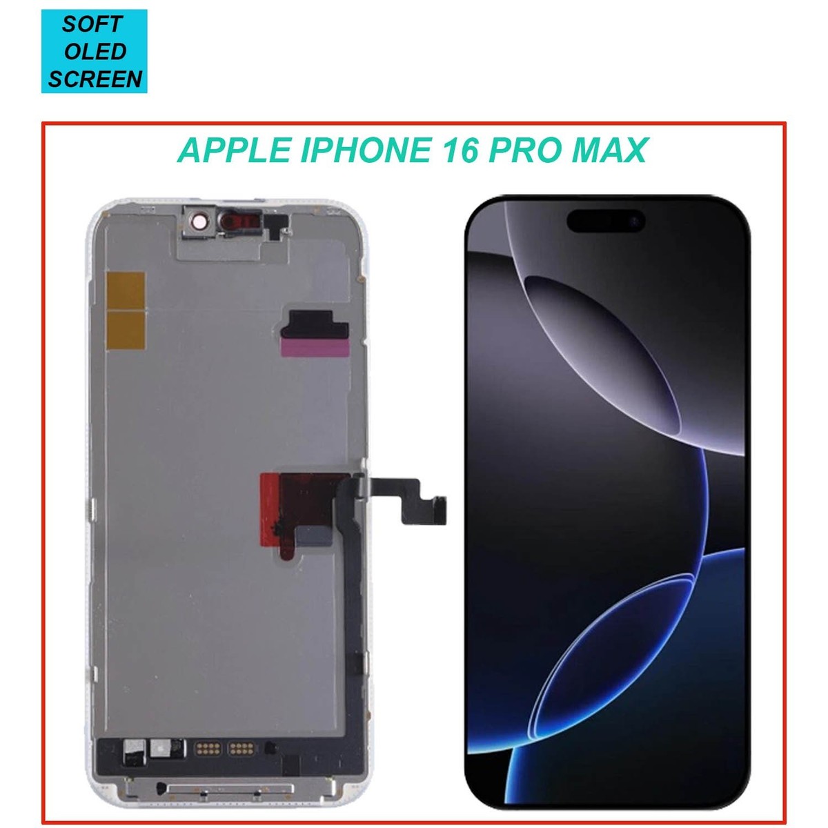 SOFT OLED Screen Replacement 16/ Plus/ 16 Pro/ Max (PREMIUM) | eBay