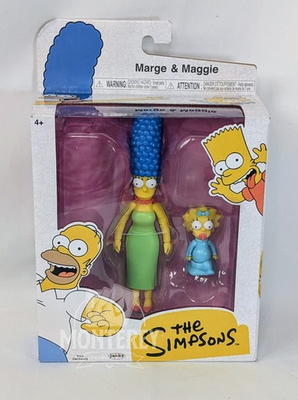 #ad The Simpsons MARGE amp; MAGGIE SIMPSON Figure Jakks Pacific New Sealed Figures $19.97