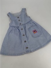 Vintage Lee Denim Overalls Jumper Dress Girls 4