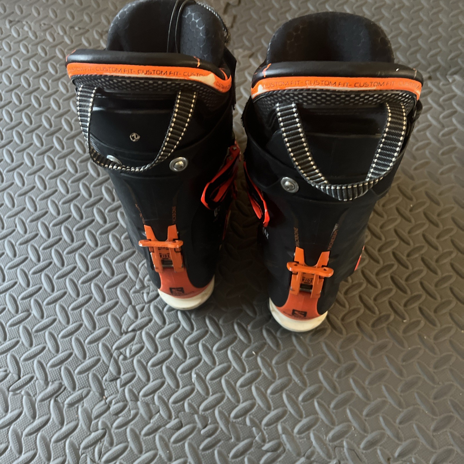 Scarponi da sci alpino Salomon Quest Max 130 nero arancione downhill uomo taglia 27