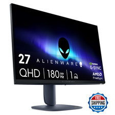 Alienware 27" AW2725DM QHD 180Hz 1ms IPS Gaming Monitor G-SYNC FreeSync