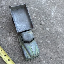 Vintage Die Cast Hubley Green #469 476 Kiddie Toys Dump Truck 9" For Restore