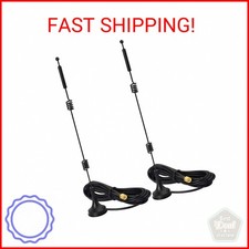 Bingfu Dual Band WiFi 2.4GHz 5GHz 5.8GHz 9dBi Magnetic Base MIMO RP-SMA Male Ant