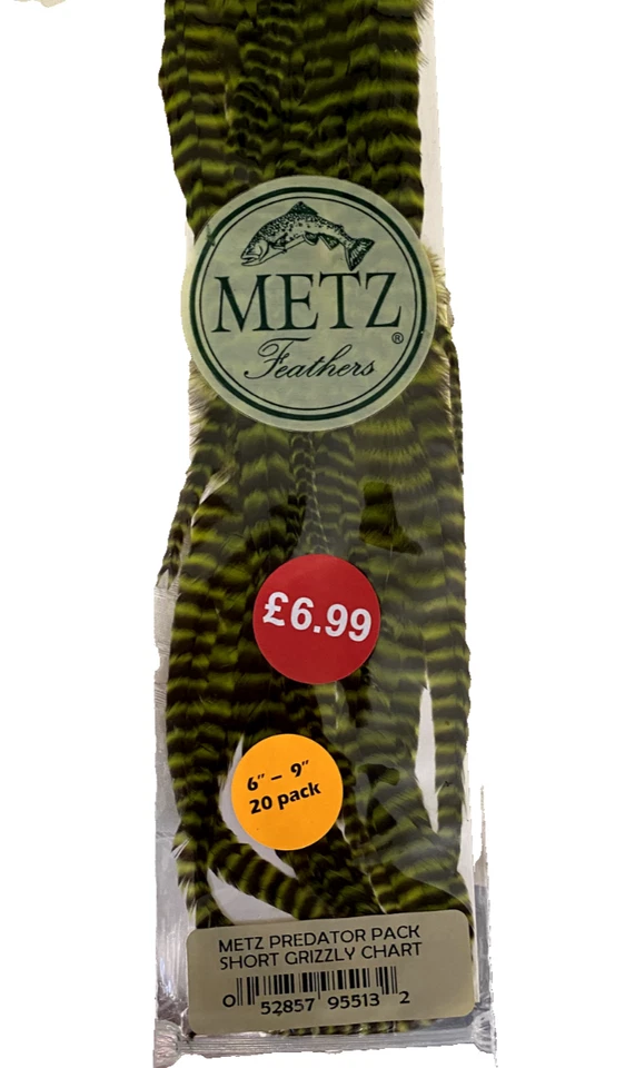 Packs Metz Predator Hackles - Cortos en seis colores Foto 4 de 4