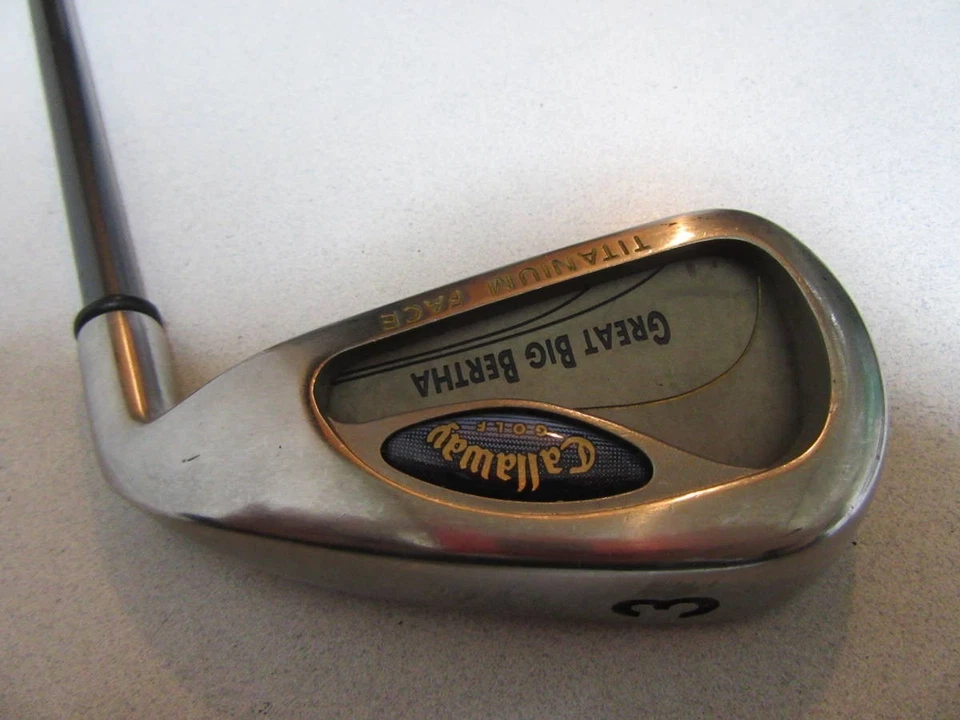 Callaway Great Big Bertha #3 largo hierro grafito serie JV55.60i Flex R diestro usado Foto 3 de 4