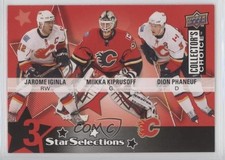 2009 Collector's Choice 3 Star Selections Jarome Iginla Miikka Kiprusoff HOF 8tn