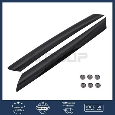 Windshield Pillar Trim Exterior Molding Garnish Pair For 2009 2010-2013 KIA Soul