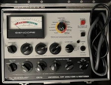 Vintage Sencore Universal CRT Analyzer & Restorer CR70 w/Manuals Untested