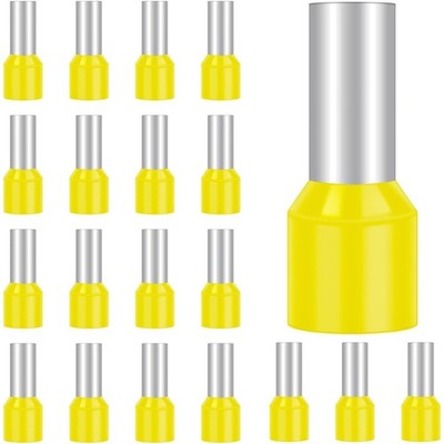 Aderendhülsen Kabelendhülsen 25mm² isoliert 50 Stück für Elektroinstallation