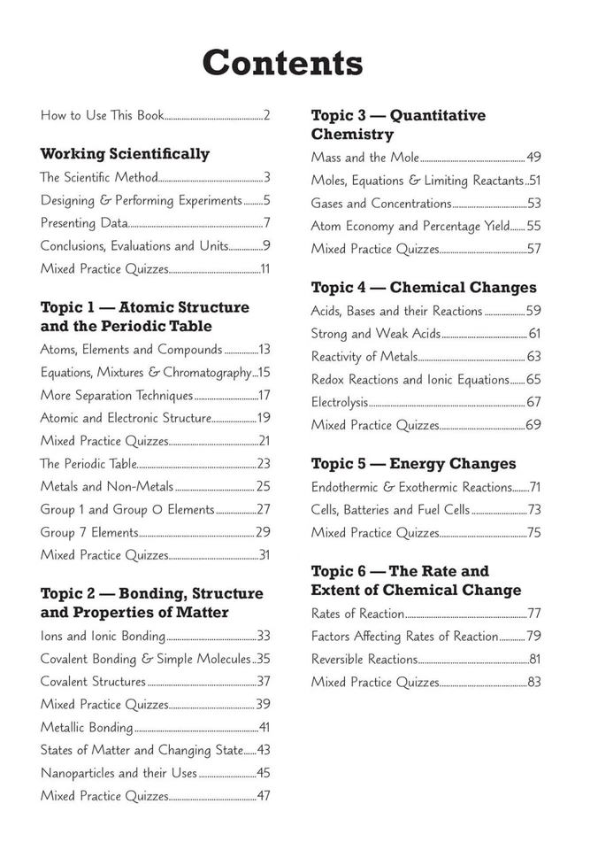 GCSE Chemistry AQA Knowledge Organiser & Retriever Bundle - Image 4 of 4