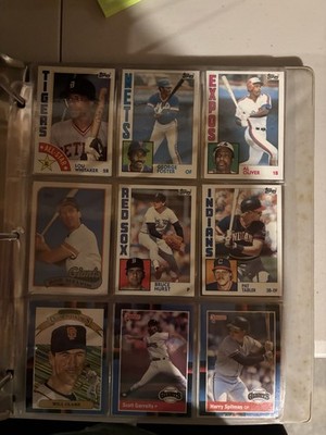 Lot Of 350 80s And 90s Baseball Cards Topps And Donruss Rookies And Stars