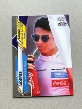 2020 Topps Chrome Formula 1 Lando Norris Card #161 Rookie RC McLaren F1