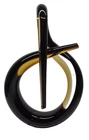 VTG Murano Art Glass Sculpture Amber Brown