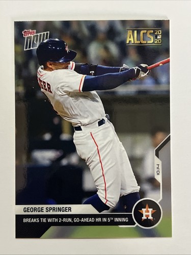 2020 Topps Now 416 George Springer