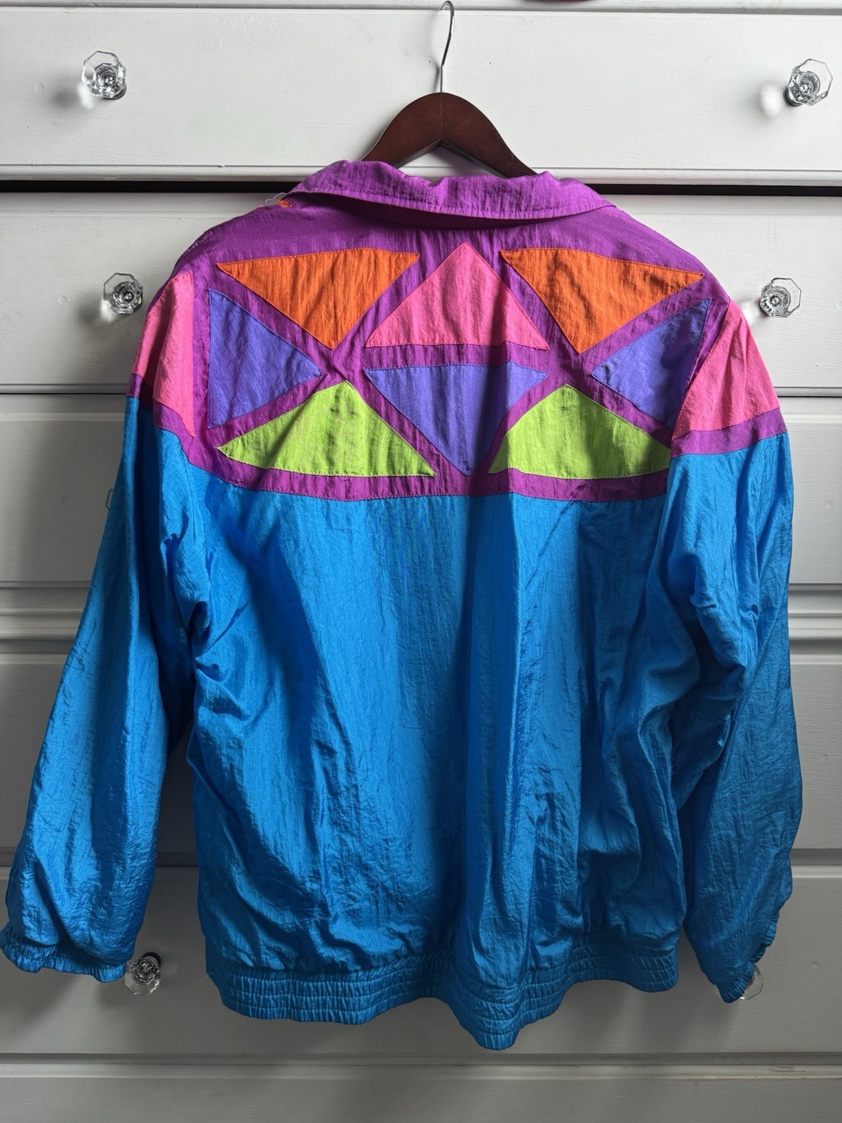 Lavon Colorful Patchwork Windbreaker Jacket Women… - image 3