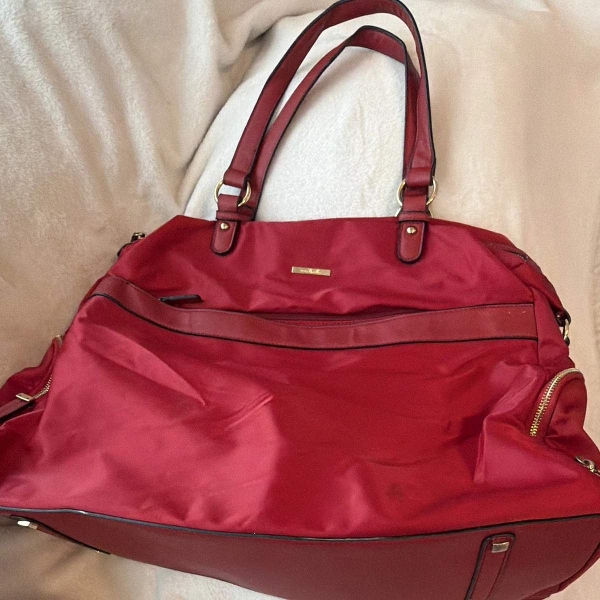 NWT Simply Noelle Salmon Canvas Havana Backpack Tassel Zipper Pockets AA-1301-CAN_Front_11590.jpg?v=  main image 3