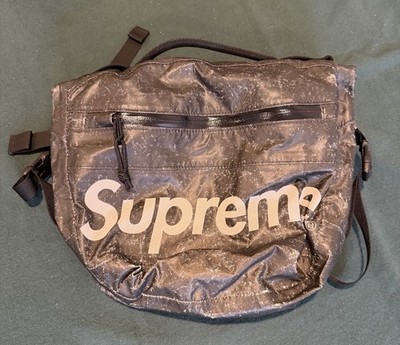 Supreme Waterproof Reflective Speckled Shoulder Bag Black FW20 | eBay