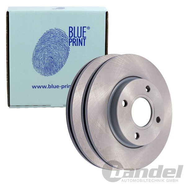 2X Blue Print Bremsscheiben Ø258Mm Vorne Passend FÜR Ford Courier Fiesta Focus-image