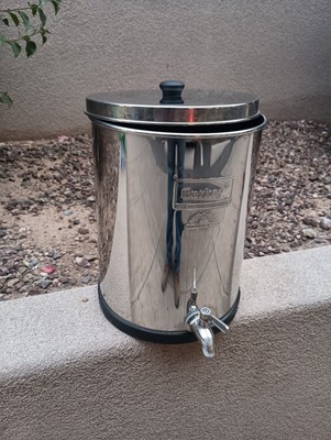 Big Berkey Water Filter System Stainless Steel w/ Spigot Lower Chamber Only 