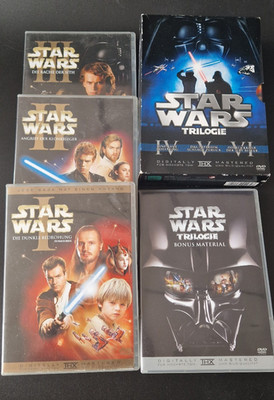Star Wars: The Complete Saga I-VI + Bonus DVD / 1-6 + Bonus DVD (Zustand gut)