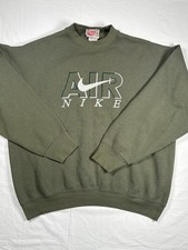 Vintage Nike Air Crewneck Made In USA White Tag Size X Large Green