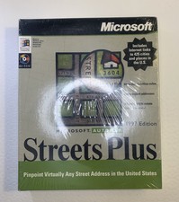 Streets Plus Microsoft Automap 1997 Edition Sealed Vintage