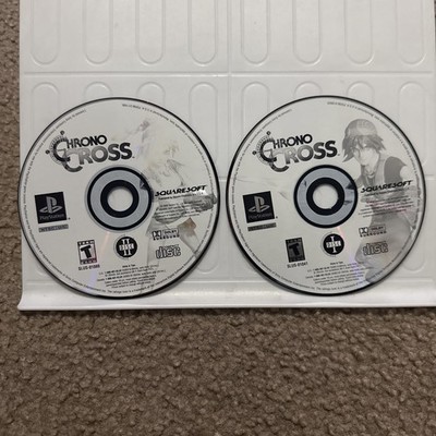 Chrono Cross PS1 Sony PlayStation 1 Discs Only Black Label RPG Tested & Works